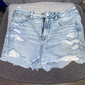 Distressed shorts